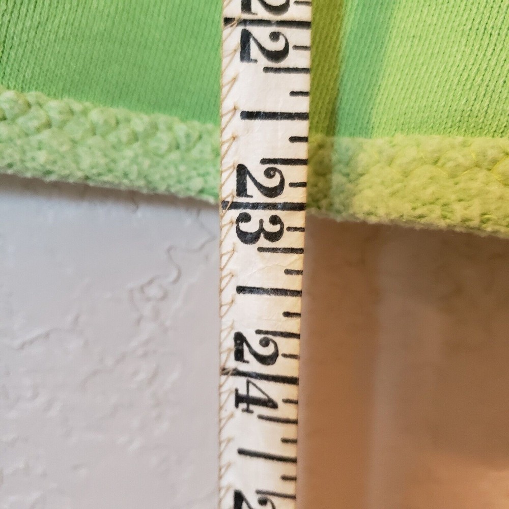 Women's Lime Green Colorful Fish Embroidered Sweatshirt Sz Small - Picture 6 of 7